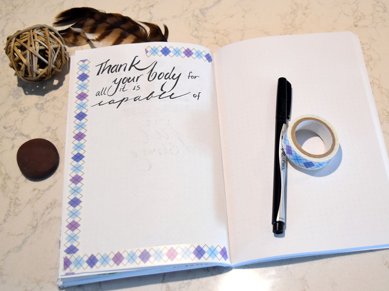 Thank your body | Self-Care | Bujo