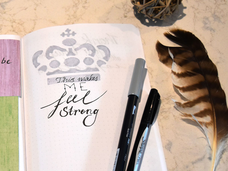 feel strong | Self-Care | BuJo