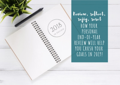 Review, reflect, rejig, reset: How your personal end-of-year review will help you crush your goals in 2019