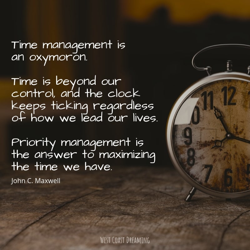 priority management quote