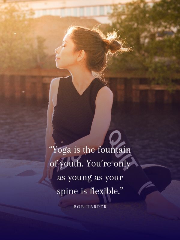 yoga quote_fountain of youth | https://westcoastdreaming.com/30-yoga-quotes/ 