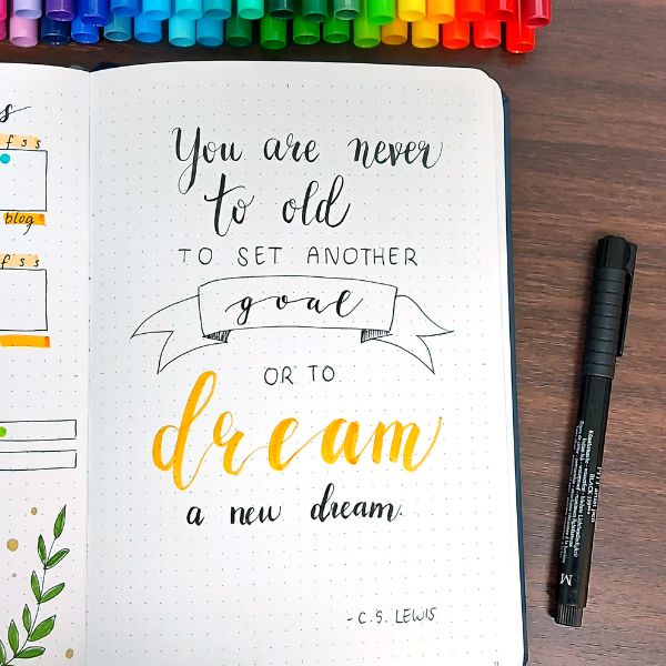 motivational quote - you are never too old