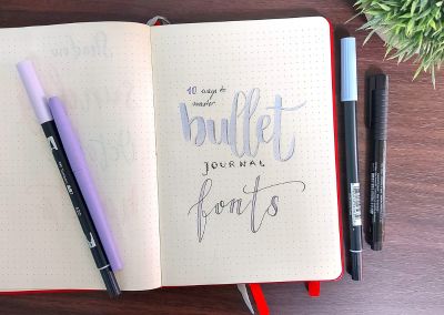 10 Ways to Master Bullet Journal Fonts and Elevate Your Planning Game