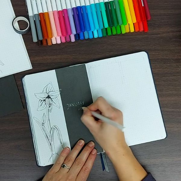 goal planner with space for creativity