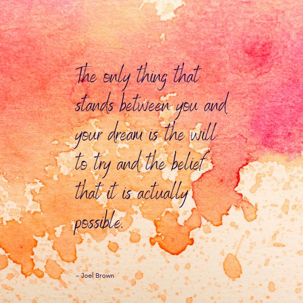 your will to try quote for your vision board