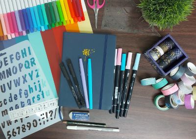 Supplies for bullet journaling featured image