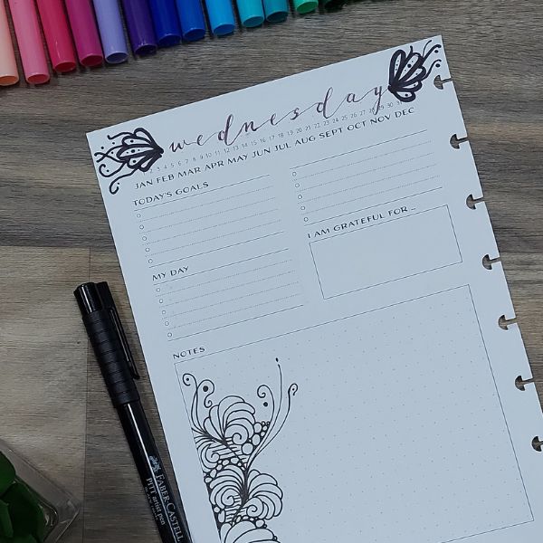get creative in your productivity planner