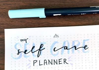 Self-care planner featured image 400 x 284 px