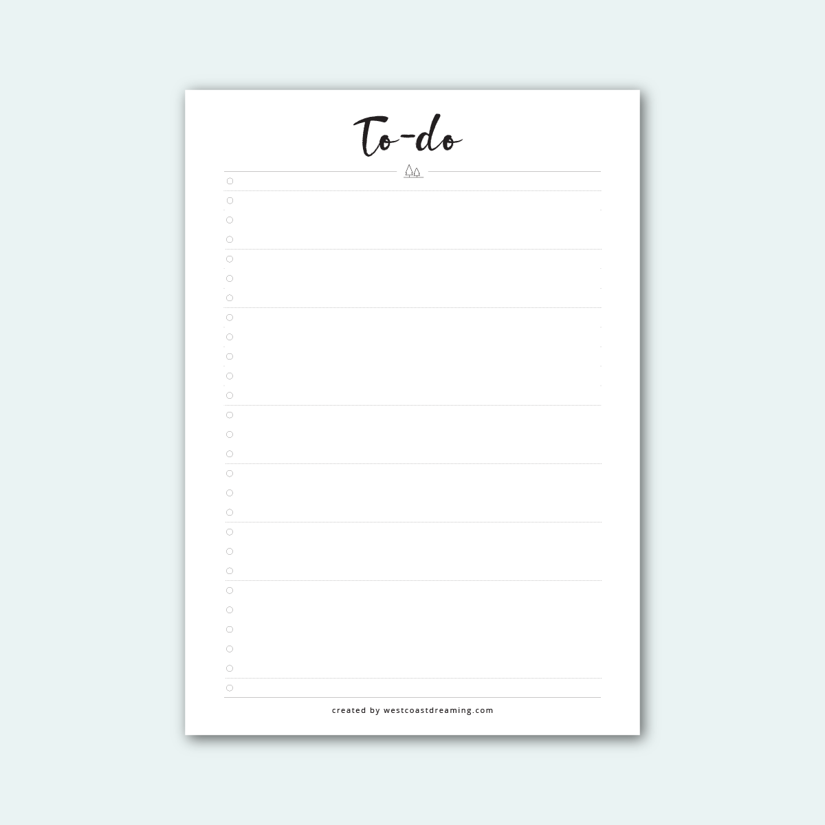 To-do pages