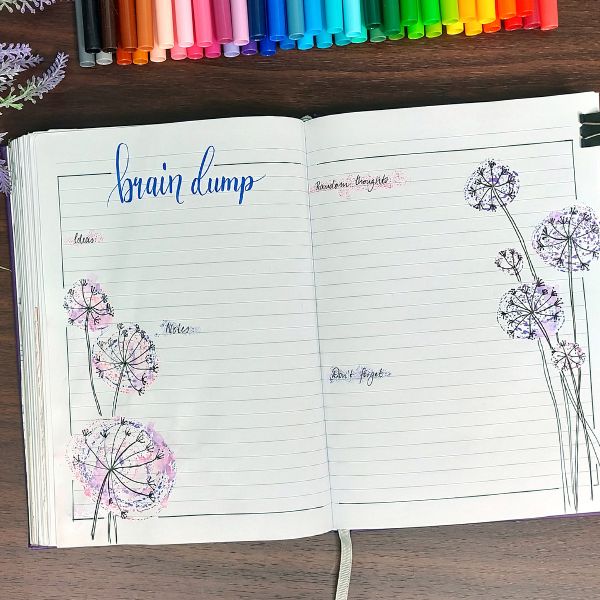 monthly brain dump