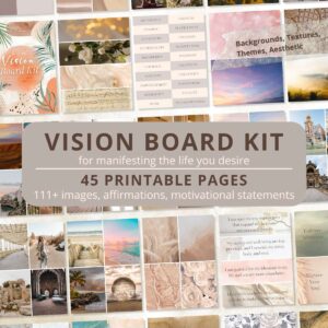 Manifestation Vision Board Kit | Aesthetic