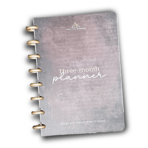 Berrywood Whisper Three-Month Planner Cover