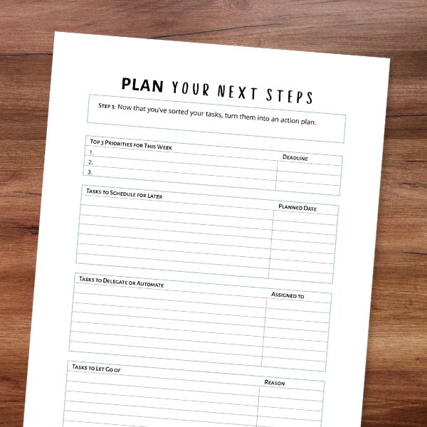 quick start guide - plan your next steps