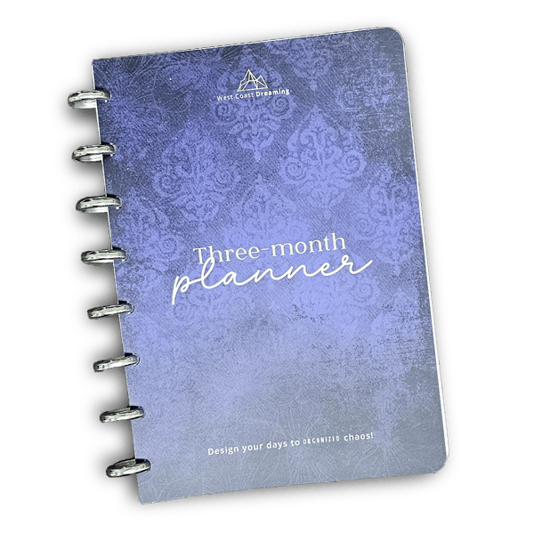 Twilight-bloom Three-Month Planner Cover