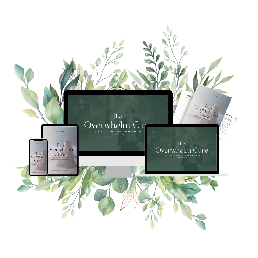 The Overwhelm Cure email course bundle