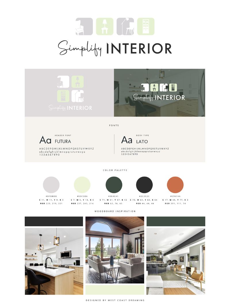 Simplify Interior Client Project 03 Simplified Interior Brand Board
